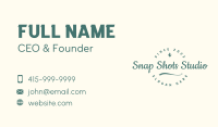 Clothing Badge Wordmark Business Card Image Preview