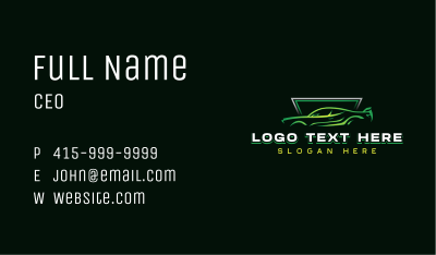 Luxury Car Mechanic Business Card Image Preview