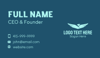 Aviation Eagle Wings Business Card Preview