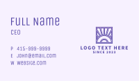 Sunset Textile Design  Business Card Image Preview