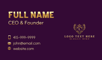 Shield Crown Insignia Business Card Preview