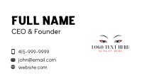 Feminine Eye Makeup Business Card Preview