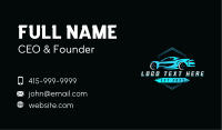 City Car Drifting  Business Card Image Preview
