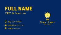 Solar Bulb House  Business Card Image Preview