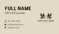 Dove Christian Cross Business Card Preview