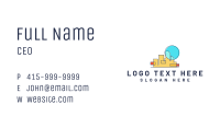 Geometric Building Structure Business Card Image Preview