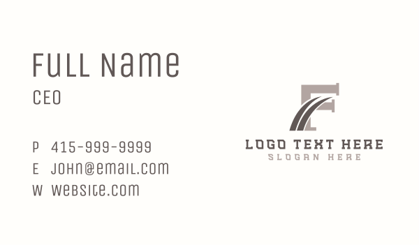 Industrial Construction Maintenance Business Card Design Image Preview