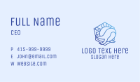 Blue Whale Sunset  Business Card Image Preview