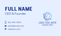 Blue Whale Sunset  Business Card Image Preview