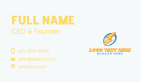 Thunder Bolt Charging Business Card Design