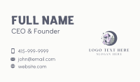 Crystal Moon Gemstone Business Card Preview