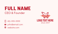 Butterfly Fork Delivery  Business Card Image Preview