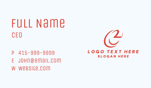 Fast Logistics Courier Business Card Design Image Preview