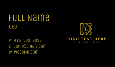 Luxury Tile Decor Business Card Image Preview