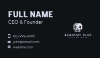 Skull Pixelated Gamer Business Card Image Preview