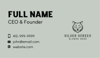 Gray Wolf Hound Business Card Image Preview