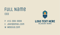 House Fence Paint Brush Business Card Image Preview