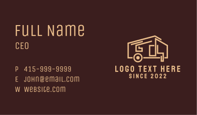 Tiny House Camper Van Business Card