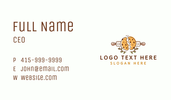 Cookie Bakery Dessert Business Card Design Image Preview