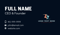 Lightning Power Energy Business Card Design