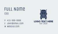 Cargo Trailer Truck Business Card Image Preview