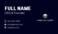 Shield Skull Firearm Business Card Image Preview