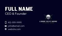 Shield Skull Firearm Business Card Preview