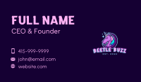 Unicorn Horse Gaming Business Card Image Preview