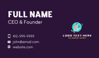 Female Tennis Player Business Card Image Preview
