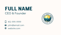 Forest Trail Mountain Business Card Image Preview
