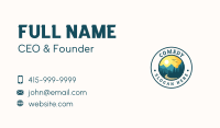 Forest Trail Mountain Business Card Image Preview