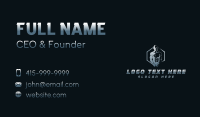 Muscle Bodybuilder Fitness Business Card Design