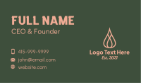 Spa Oil Extract  Business Card Design