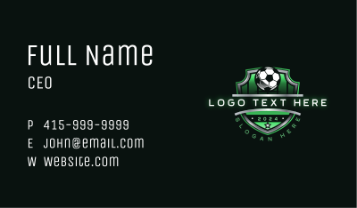 Soccer Tournament League Business Card Image Preview