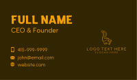 Minimalist Wild Squirrel  Business Card Image Preview