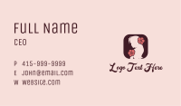 Flower Woman Salon Business Card Image Preview