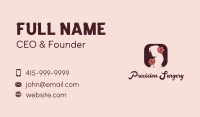 Flower Woman Salon Business Card Image Preview