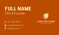 Jungle Lioness Head Business Card Preview