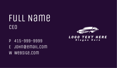 Speed Car Automobile Business Card Image Preview