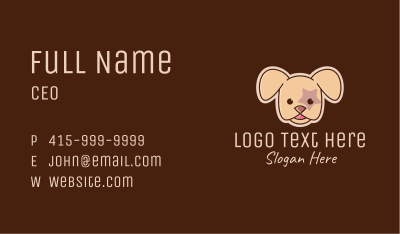 Star Puppy Dog  Business Card