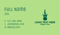 Natural Guitar Music Business Card Image Preview
