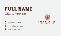 Trowel Bricklaying Masonry Business Card Image Preview