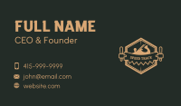 Lumberjack Saw Badge Business Card Image Preview