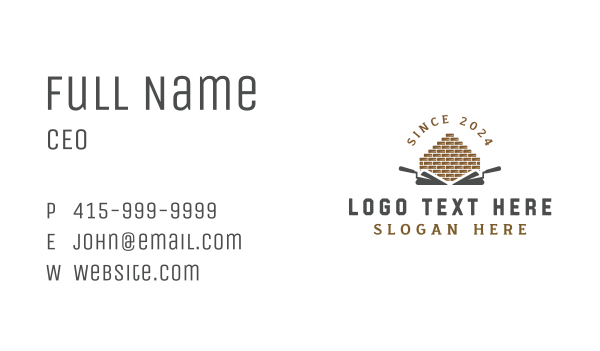 Brick Builder Tools Business Card Design Image Preview