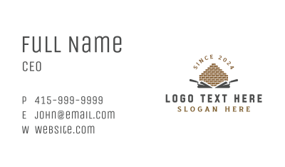Brick Builder Tools Business Card Image Preview