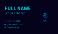 Brain Tech Data Scientist Business Card Design