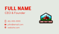 Landscape Grass Lawnmower Business Card Preview