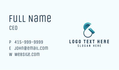 Corporate Business Ampersand Business Card Image Preview