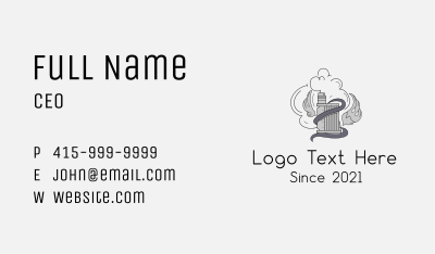 Electric Cigarette Wings Business Card Image Preview
