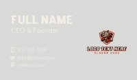 Rhino Boxing Fighter Business Card Preview